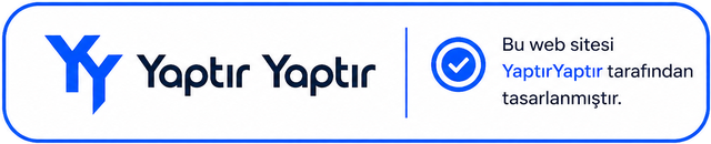 Bu web sitesi YaptırYaptır tarafından tasarlanmıştır